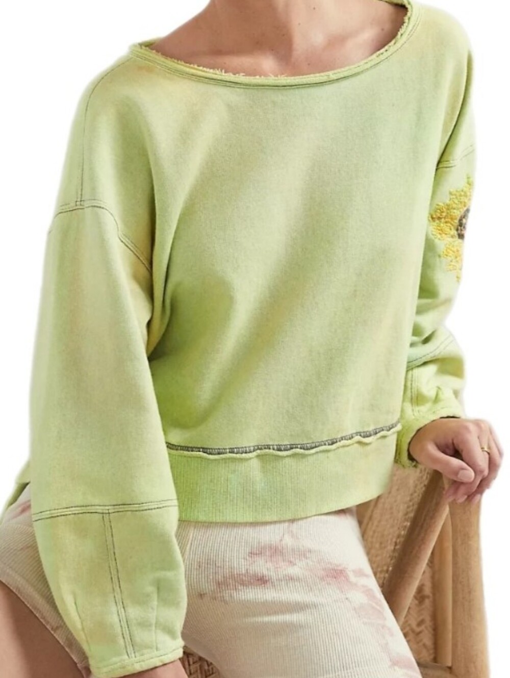 Daily Practice by Anthropologie Azalea Tie-Dye Sweatshirt